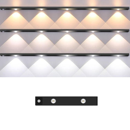 Rechargeable Motion Sensor Light Bar Cabinet Wardrobe Lamp With Remote Control, 20cm, 30cm, 40cm, 60cm, 80cm
