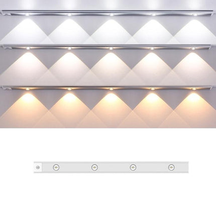 Rechargeable Motion Sensor Light Bar Cabinet Wardrobe Lamp With Remote Control, 20cm, 30cm, 40cm, 60cm, 80cm