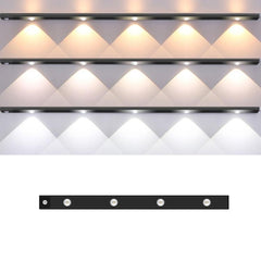 Rechargeable Motion Sensor Light Bar Cabinet Wardrobe Lamp With Remote Control