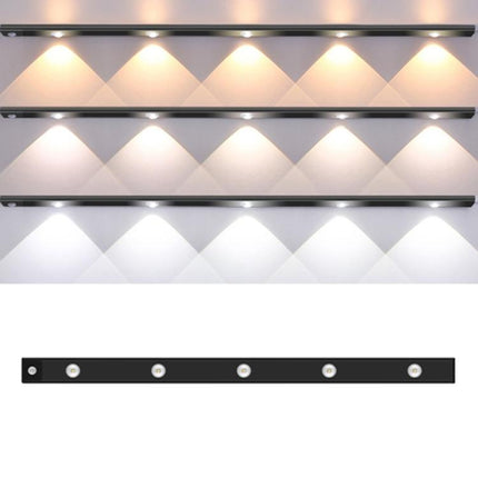 Rechargeable Motion Sensor Light Bar Cabinet Wardrobe Lamp With Remote Control, 20cm, 30cm, 40cm, 60cm, 80cm