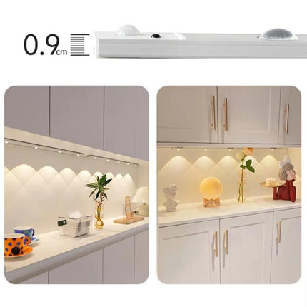 Rechargeable Motion Sensor Light Bar Cabinet Wardrobe Lamp With Remote Control, 20cm, 30cm, 40cm, 60cm, 80cm
