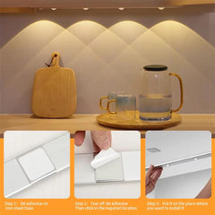 Rechargeable Motion Sensor Light Bar Cabinet Wardrobe Lamp With Remote Control