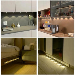 Rechargeable Motion Sensor Light Bar Cabinet Wardrobe Lamp With Remote Control
