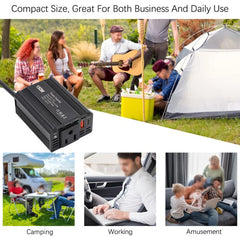 150W PD20W QC3.0 Fast Charging Car Inverter Car Cigarette Lighter Power Supply Adapter