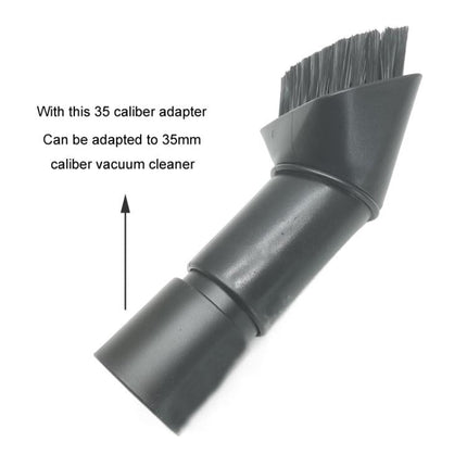 For Karcher / Miele / Bosch / Philips Vacuum Cleaner 32mm Soft Brush Nozzle 2.863-221.0, Black, White, Black+White, Black+White+3532 Adaptor