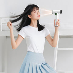 Wireless Hair Dryer With 30,000 RPM High-Speed Motor, 100-Level Adjustable Cool/Warm Air, 15600mAh Long-Lasting Battery