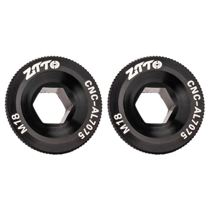 2pcs ZTTO Bicycle Aluminum Alloy Crank Cover Mountain Bike Crank Screws, M18 Black, M18 Red, M18 Blue, M19 Black, M19 Red, M19 Blue, M20 Black, M20 Red, M20 Blue