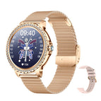 Gold Mesh Strap+Silicone Strap