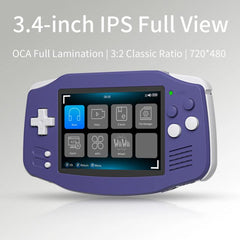 ANBERNIC RG 34XX Handheld Game Console Classic Retro Wireless WIFI Video Gaming Player, Standard 32G-Without Game, Standard + 64G, Standard + 128G, Standard + 256G