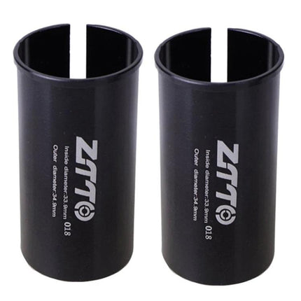 2pcs ZTTO Bicycle Seat Post Conversion Sleeve Reducer Cover, 28.6-31.8mm 014, 30.9-36mm 015, 31.6-33.9mm 016, 22.2-25.4mm 017, 33.9-34.9mm 018, 25.4-28.6mm 002
