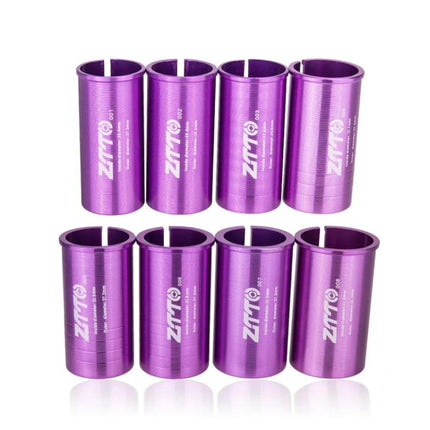 2pcs ZTTO Bicycle Seat Post Conversion Sleeve Reducer Cover, 25.4-27.2mm 001, 27.2-28.6mm 003, 27.2-30.4mm 004, 27.2-30.8mm 005, 27.2-31.6mm 006, 27.2-33.9mm 007, 31.8-34.9mm 008, 30.9-31.6mm 009, 25.4-30.9mm 010, 25.4-31.6mm 011, 27.2-30mm 012        ...