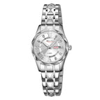 Women Silver Case Silver Dial