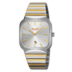 Silver Gold Case Silver Dial