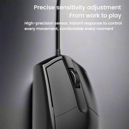 Chasing Leopard 316 1.5m Office Home Wired USB Optical Computer Mouse, 316