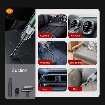 SUITU ST-6670 Handheld Small Brushless Suction Power Foldable Cordless Car Vacuum Cleaner, ST-6670