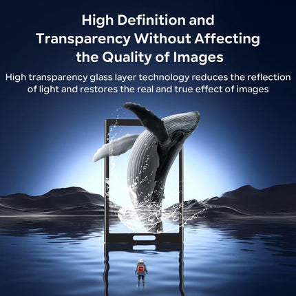 For Insta360 X5 / X4 aMagisn Tempered Glass Screen Protector Anti-Scratch 9H Hardness