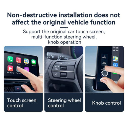 Car Wired Dual-port CarPlay/Android 2 in 1 Converts To Wireless Box, CarPlay/Android 2 in 1