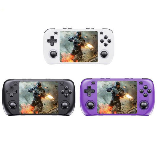 H36S 3.5 Inch IPS HD Screen Retro PSP Game Console Linux System GBA Handheld Video Game Console, 64G, 128G