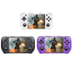 H36S 3.5 Inch IPS HD Screen Retro PSP Game Console Linux System GBA Handheld Video Game Console, 64G, 128G