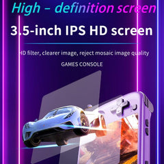 H36S 3.5 Inch IPS HD Screen Retro PSP Game Console Linux System GBA Handheld Video Game Console, 64G, 128G