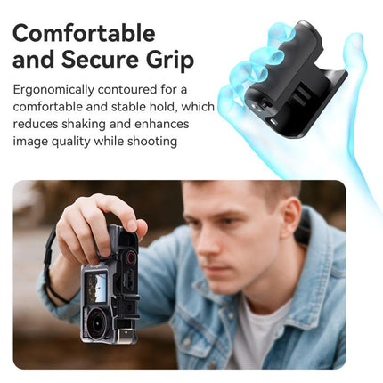 aMagisn Xplorer Grip Kit Street Vlogging Handle For Insta360, DJI Action, and GoPro Hero Series Action Cameras