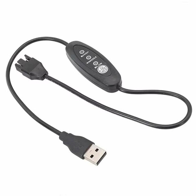 USB To Small 4 Pin Booster Cable Adjustable Speed USB To 12V Case Fan Cable, 50cm, 98cm