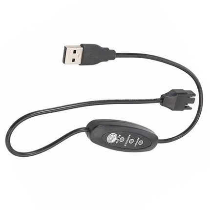 USB To Small 4 Pin Booster Cable Adjustable Speed USB To 12V Case Fan Cable, 50cm, 98cm