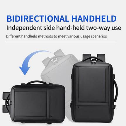 WEIXIER B759 Simple Expandable Men Shoulder Bag Large Capacity Laptop Backpacks