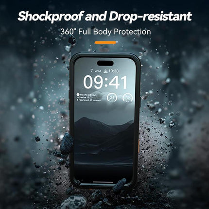 TELESIN IP68 Waterproof Case Submersible Touchscreen Phone Cover, For iPhone 16 Pro, For iPhone 16 Pro Max