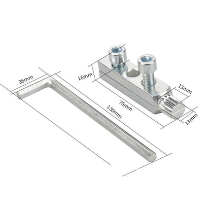 Water Tube Breakage Screw Extractor Faucet Angle Valve Manual Removal Tool, Silver