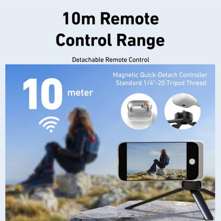 TELESIN P1-MP-10 Magnetic Camera Shoot Hand Grip Bluetooth Remote Control Mobile Phone Camera Handle, P1-MP-10 White, P1-MP-10 Black