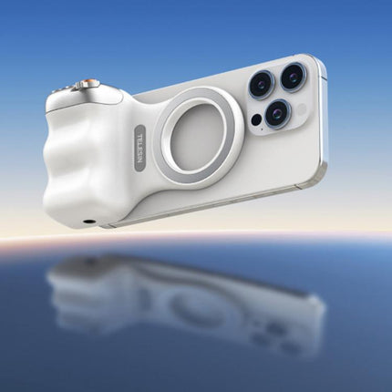 TELESIN P1-MP-10 Magnetic Camera Shoot Hand Grip Bluetooth Remote Control Mobile Phone Camera Handle, P1-MP-10 White, P1-MP-10 Black