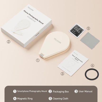 Waterdrop-shaped Mobile Phone Photography Stand Magsafe Magnetic Selfie Stick, P7-RB-02