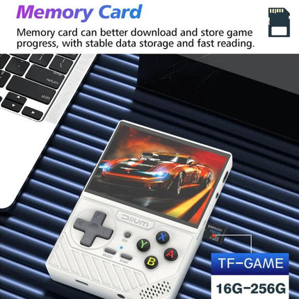 D008 3.5-Inch HD Retro Handheld Game Console With ARM Cortex-A7 800MHz, 1GB RAM & HDMI Output, 64G Whitte, 64G Clear Black, 64G  Clear Blue, 128G White, 128G Clear Black, 128G Clear Blue