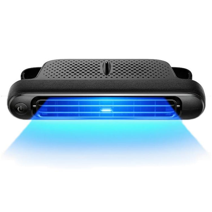 Car Rear Seat USB Plug-in Dual Turbine Silent Bladeless Electric Fan