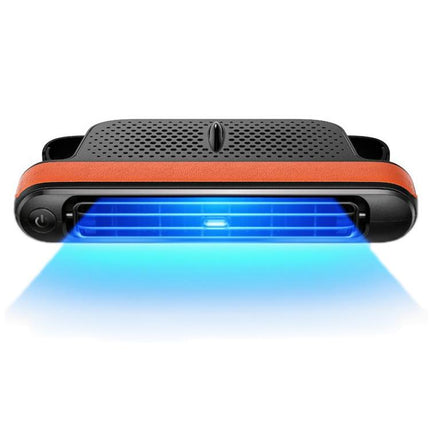 Car Rear Seat USB Plug-in Dual Turbine Silent Bladeless Electric Fan
