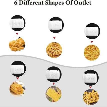Pasta Maker Attachment For KitchenAid Stand Mixers Multi-Shape Noodle Tool Set With Macaroni Dies