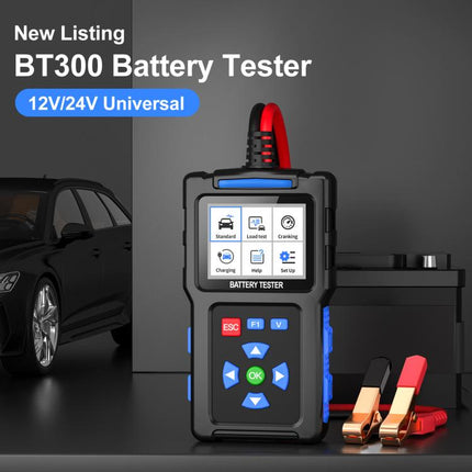 12/24V Multi-Function Car Battery Fault Diagnosis Tester, BT300