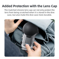 For Insta360 X5 AMagisn 60m/196ft Diving Case Quick-Release Full Invisible Waterproof Underwater Housing