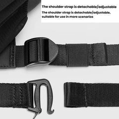 Cwatcun D198 Small Expandable Single Shoulder Camera Bag Waterproof Multi-Function Camera Bag, D198