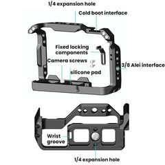For Sony ZV-E10 II 2nd Generation Camera Cage DSLR Photography Live Streaming Protective Frame Stabilizer Kit