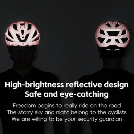 WEST BIKING Reflective Night Riding Bike Helmet with Magnetic Visor Lightweight & Breathable Unisex Cycling Helmet