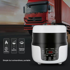 12V-24V 2L Car-Mounted Push-Button Rice Cooker