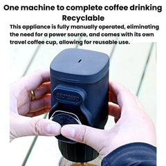 Portable Hand-Pressed Coffee Maker Home Travel Press-Type Coffee Machine
