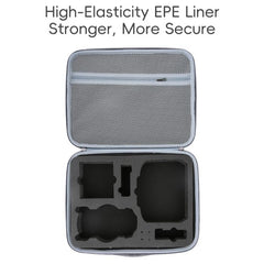 For DJI Mini 5 Pro Fly More All-in-one PU Organizer Bag Portable Travel Shoulder Bag