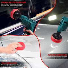 Car Cleaning Brush Set Power Drill Attachment For Vent Details Detail Brush With Sponge
