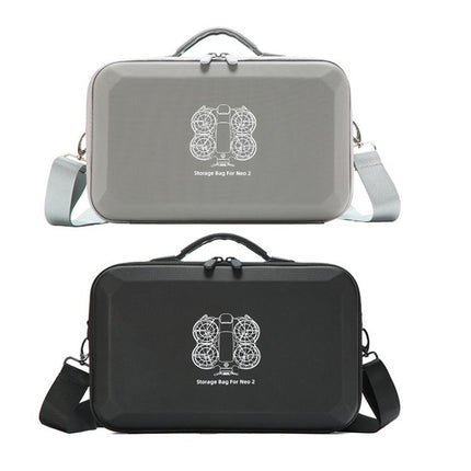 For DJI Neo 2 Fly More Combo Hard Shell Carrying Case Custom-Molded Sling Bag, Mini Black, Fly More Combo Gray