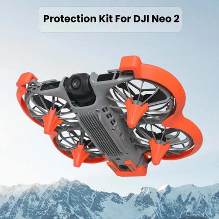 For DJI Neo 2 Drone Propeller Guards Kit Anti-Collision Rings Durable Safety Accessories, No Video Transmission Orange, No Video Transmission Gray, No Video Transmission Black, Support Video Add-Ons Orange, Support Video Add-Ons Gray                   ...