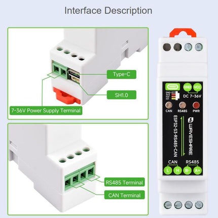 Industrial Control Board Communication Device Supports WiFi / Bluetooth Built-In Multiple Protection Circuits, 32154