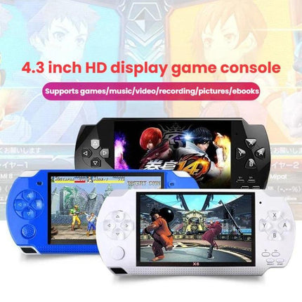 X6 Pocket Gaming Console 4.3 Inch HD Gaming Handheld